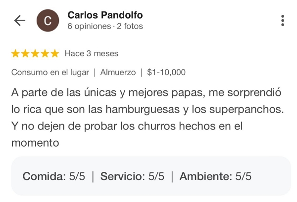 Testimonios Papas ClubTestimonios - Papas Club10