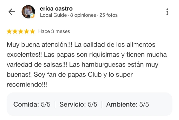 Testimonios Papas ClubTestimonios - Papas Club7